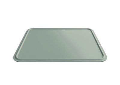 Soft anti-dirt tray for food bowls, Grey, medium