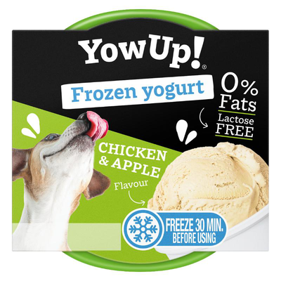 Yowup yogurt ice cream chicken and apple 110gr, , medium