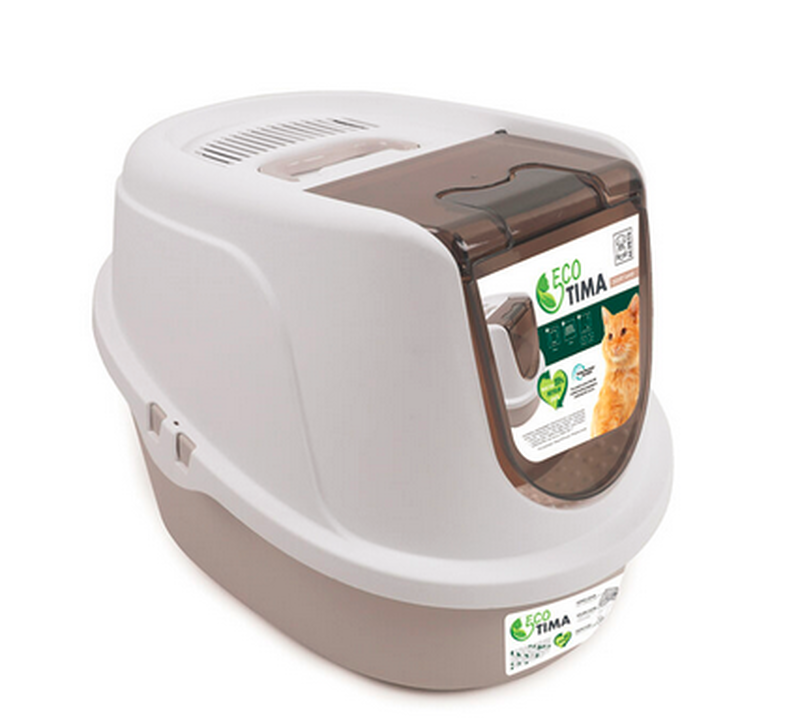 Product image: M-pets - eco tima desert sand cat litterbox medium, , medium-null