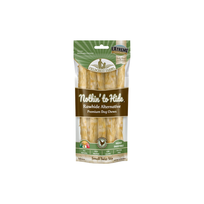 Nothin to hide chicken small twist stix 65gr, , medium