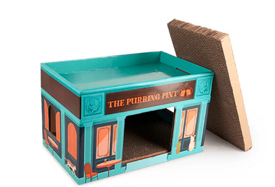 Vintage-the purring pint scratcher,  Vintage-the purring pint scratcher, , medium