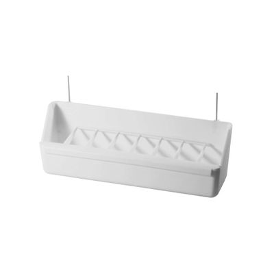 Aviary hanger box white with metal hooks 30cm, , medium