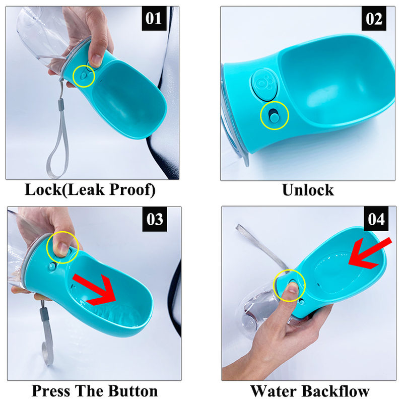 Automatic travel water bottle-null