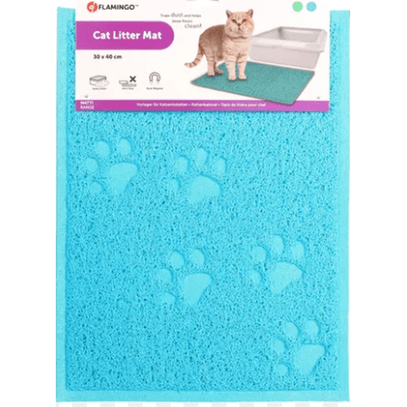 Flamingo tumbi cat litter tray mat rectangle 40x30cm-null