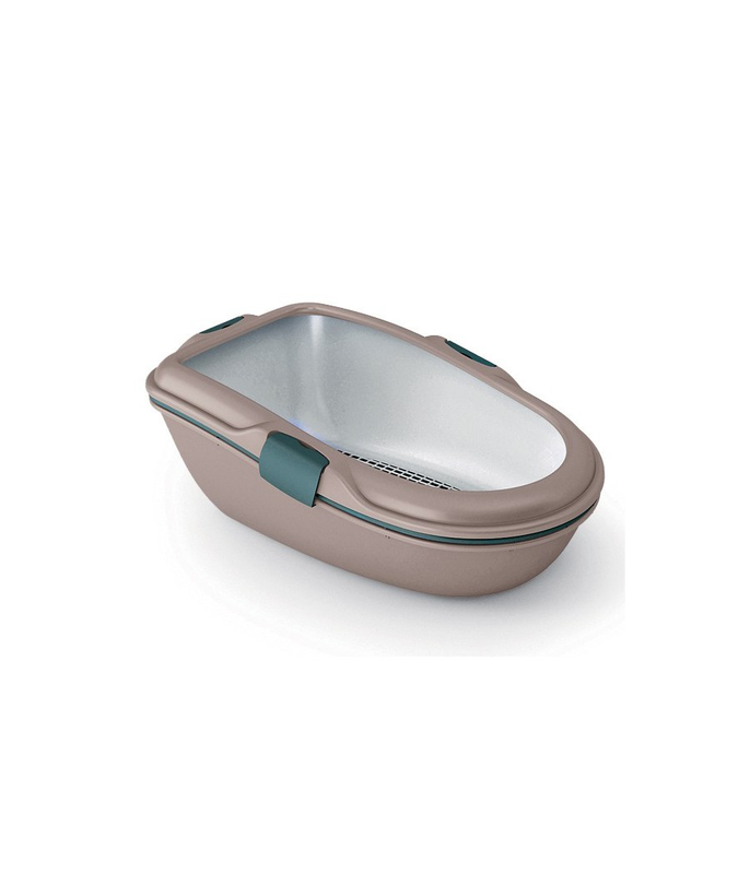 Stefanplast furba chic maxi litter box &chi;&rho;&omega;&mu;&alpha; green/light gray-null