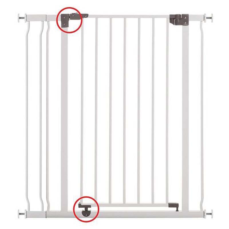 Dreambaby l&iota;b&epsilon;rt&upsilon; gate tall wh&iota;t&epsilon; 75-81x93cm, , medium-null