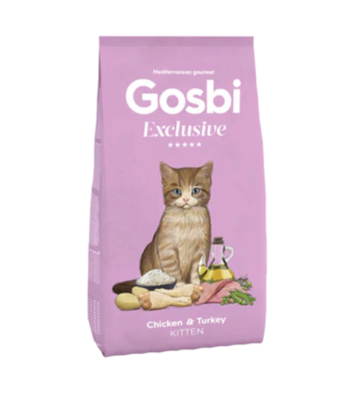 Gosbi exclusive cat chicken and turkey kitten 1.5kg-null