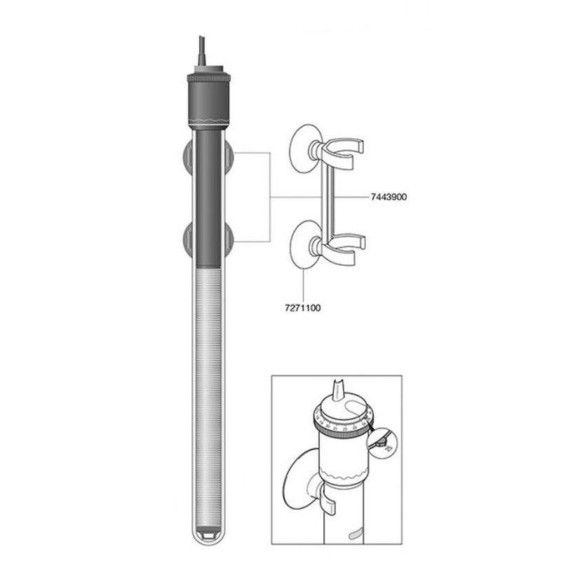 Product image: Eheim thermocontrol/aquarium heater 50w, , medium-null
