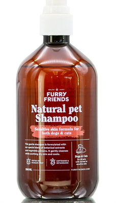 Ref furry friends natural pet shampoo 500ml, , medium