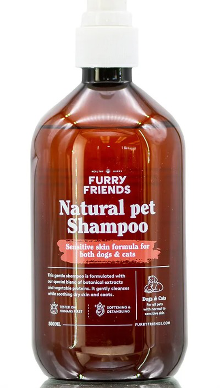 Ref furry friends natural pet shampoo 500ml, , medium-null