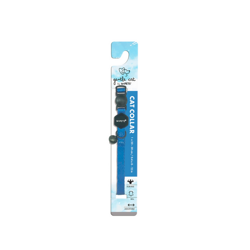 M-pets Gentle cat collar azure blue, , medium-null