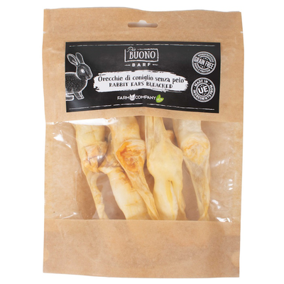 Rabbit ears bleached gf single protein 50g, , medium