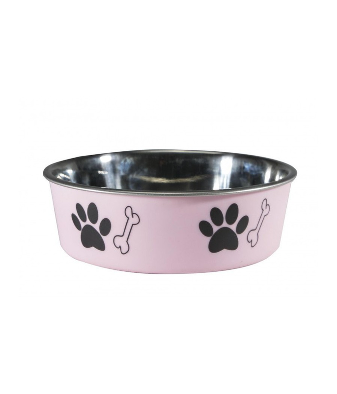 Barry king anti-slip bowl miska with pink print &lambda;&iota;&tau;&rho;&alpha; 0.3l-null