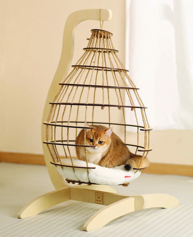 Product image: M-pets cloud hanging cat bed with cushion-null