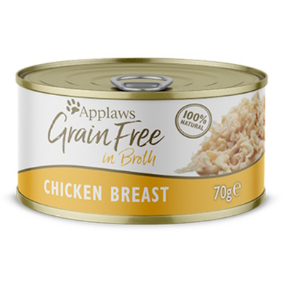 Cat tin chicken breast 70g, , medium