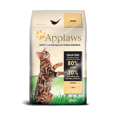 Dry cat food adult chicken, , medium