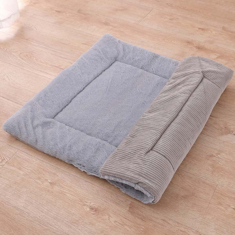 Warm nap mat grey small 58x40cm-null