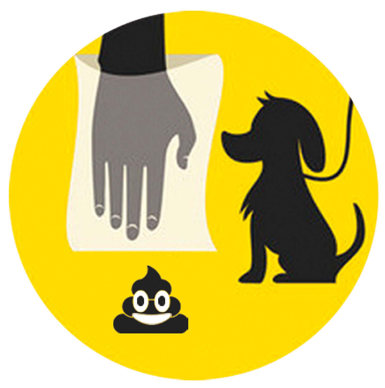 Poop bags holder with 1 roll (15 bags)-null