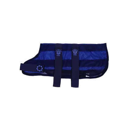 Animate cooling dog coat and bag medium 16-inch navy, , medium