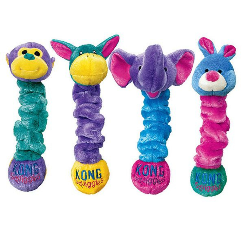 Kong squiggles small stretch dog toy-null