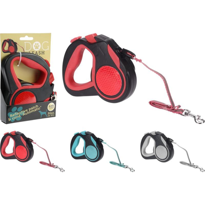Dog leash reflective - assorted colors, , medium