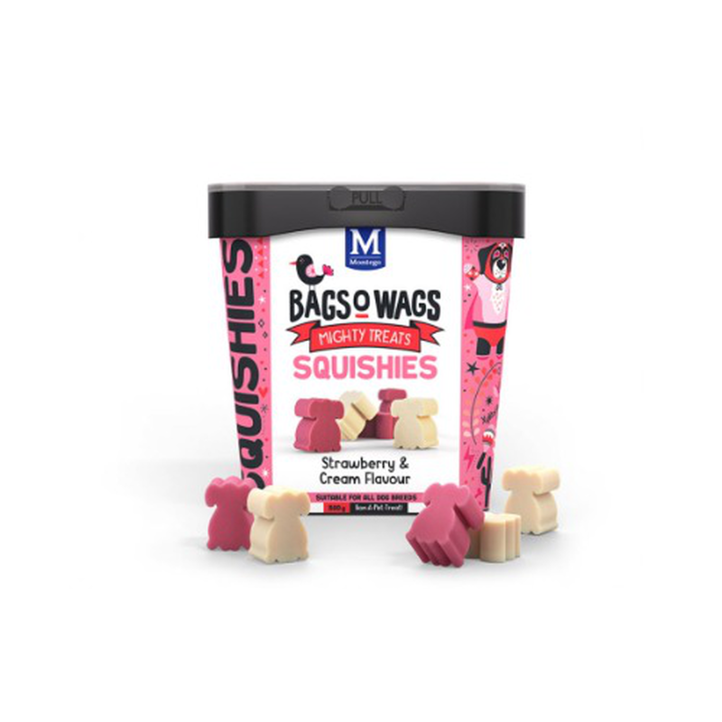 Montego bags o wags strawberry & cream flavoured squishies, , medium-null