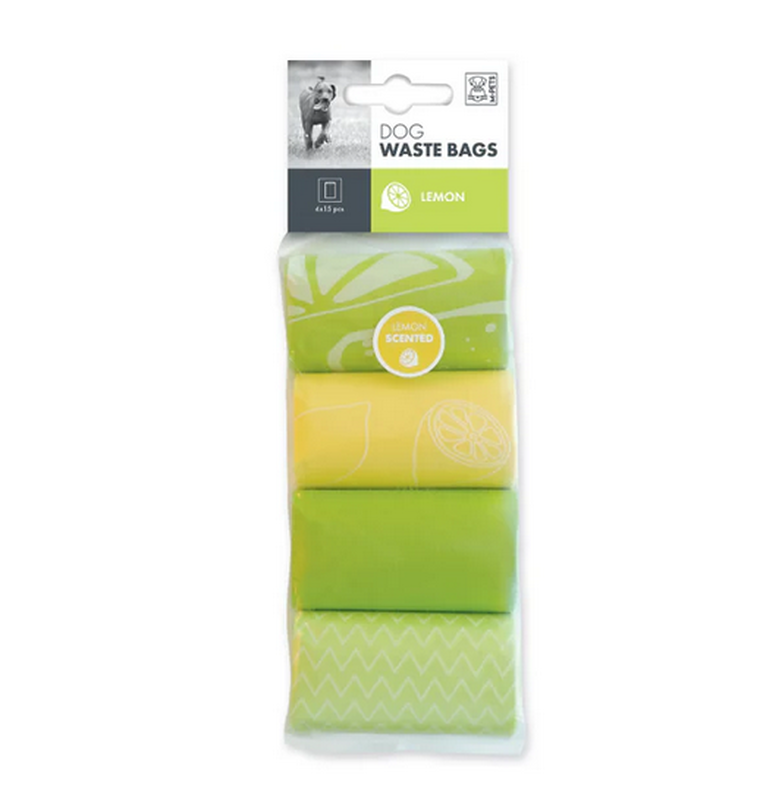 M-pets waste bags lemon scent, , medium-null