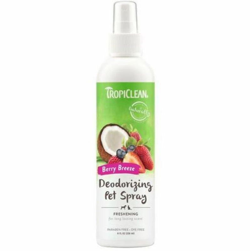 Tropiclean berry breeze deodorant spray-null