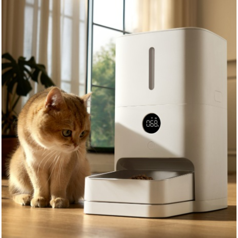 Xiaomi smart pet food ανοξειδωτο μπολ φαγητου αργου ταϊσματος για σκυλο & γατα, , medium-null