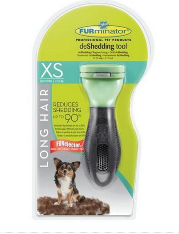 Product image: Furminator deshedding brush for dogs long hair xs up to 4.5kg, , medium-null