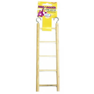 Wooden bird ladder 5 step 24cm, , medium