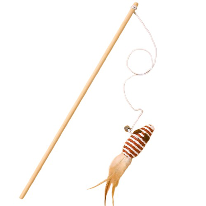 Product image: Ideaplus interactive cat toy with bell - assorted colors, , medium-null
