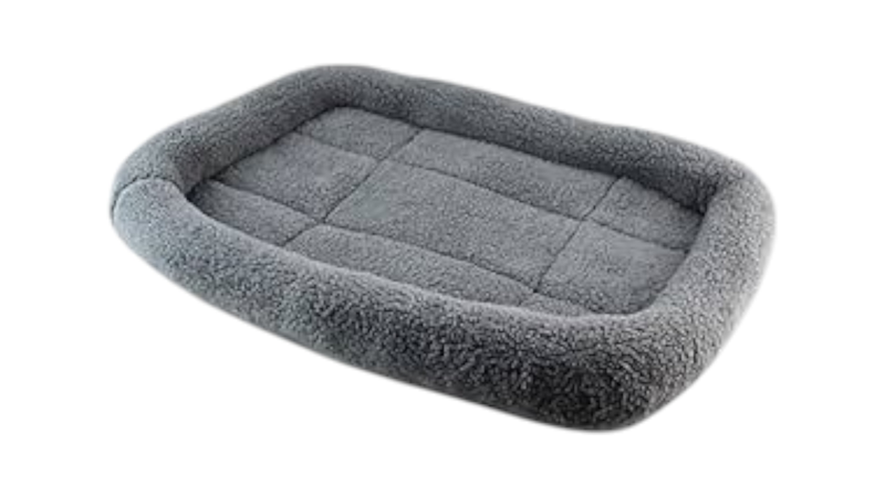 Pet wool warm bed - grey 60x50cm-null