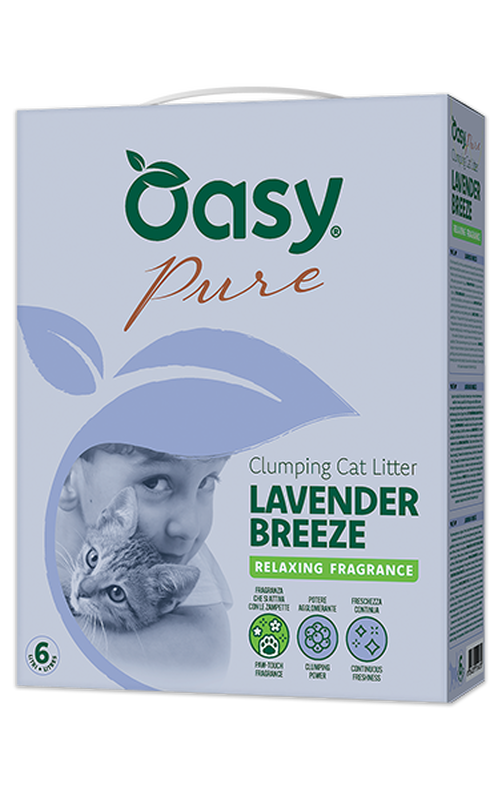 Product image: Oasy pure cat litter lavender breeze - 10 kg-null