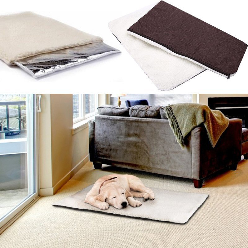 Product image: Αυτοθερμαινόμενο μεγάλο xl χαλάκι κατοικιδίων 90 x 60cm, , medium-null