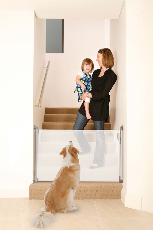 Dreambaby mesh safe gate 140cm white, , medium-null