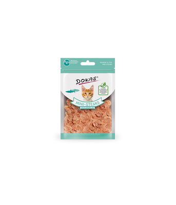 Dokas mini steaks salmon and cod &sigma;&upsilon;&sigma;&kappa;&epsilon;&upsilon;&alpha;&sigma;&iota;&alpha; 25g, , medium