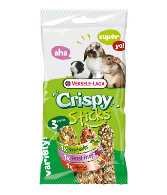 Versele laga crispy sticks herbivores triple variety pack &sigma;&upsilon;&sigma;&kappa;&epsilon;&upsilon;&alpha;&sigma;&iota;&alpha; 165g, , medium