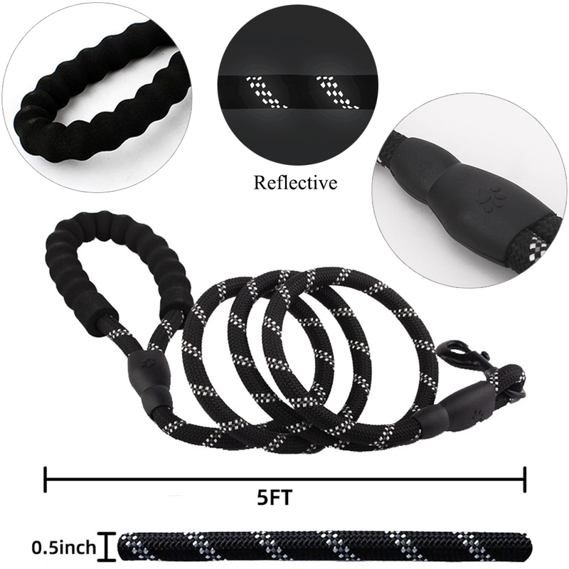 Pet reflective rope leash 1.2x150cm-null