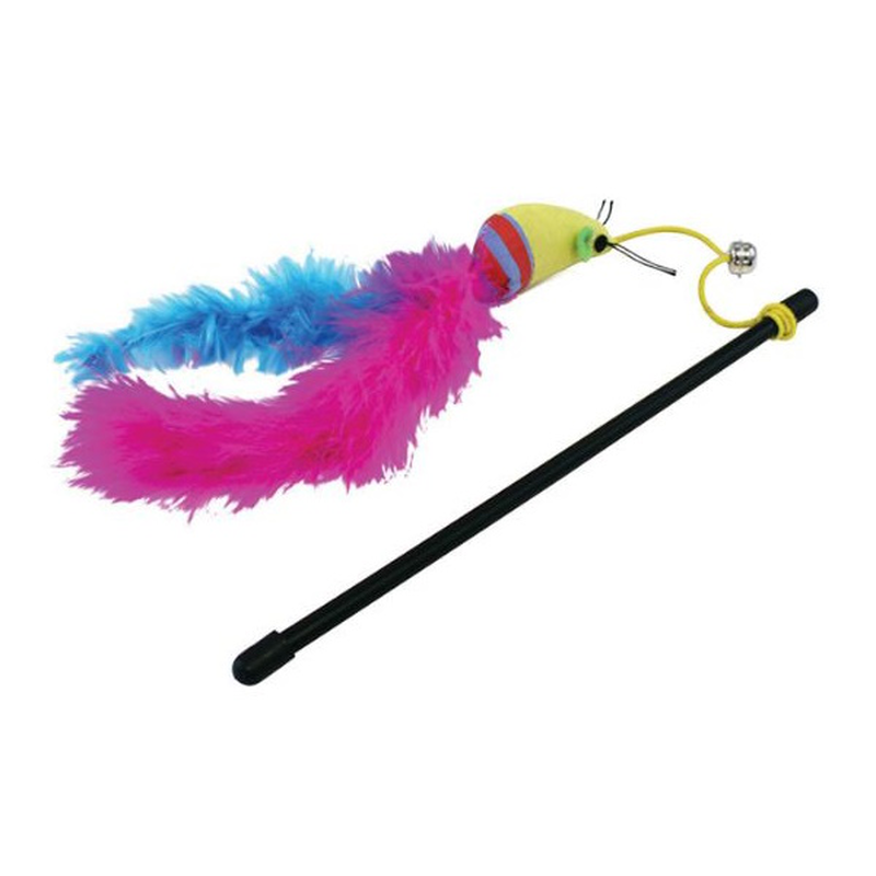 Product image: Cat n caboodle carnival mouse cat teaser 26cm, , medium-null