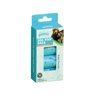 Pawise poop bags spice baby powder, , medium