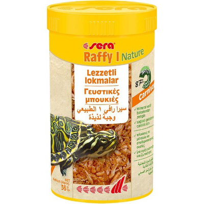 Sera raffy nature reptile and amphibians food 250 ml, , medium
