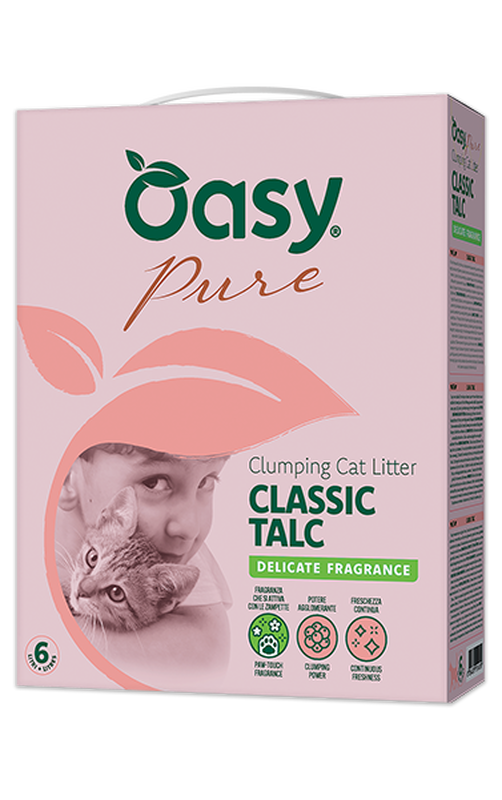 Oasy pure cat litter classic talc-null