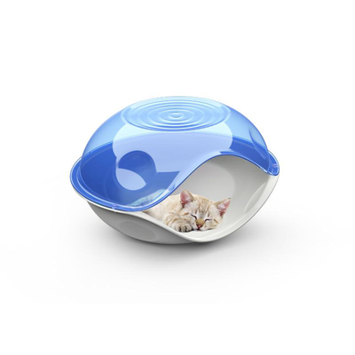 Georplast transparent cave covered bed for pets - assorted colors, , medium