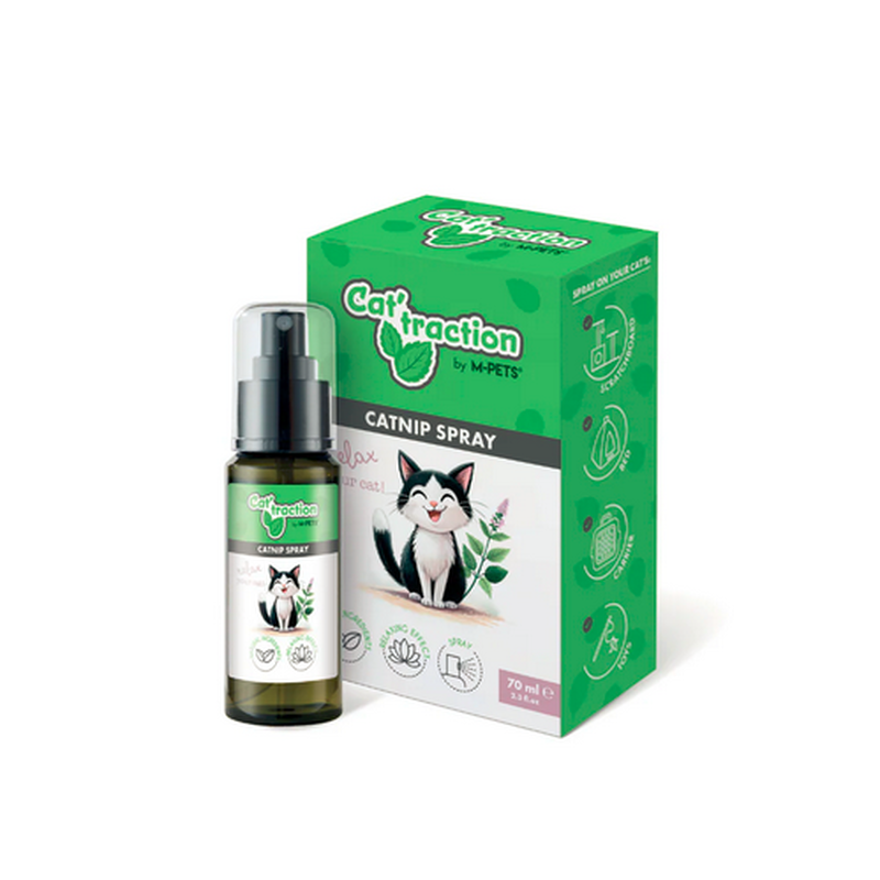 M-pets cat'traction catnip spray-null
