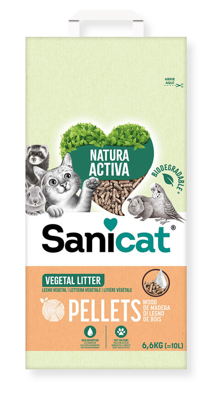 Sanicat wood pellets 10l natura activa-null