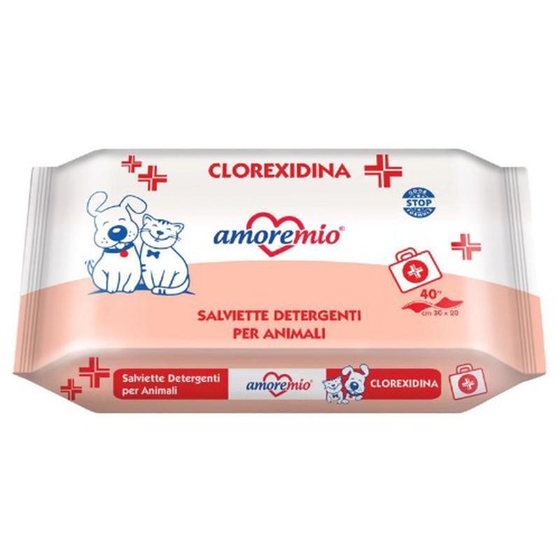 Amoremio wet wipes odor chlorhexidine 40 pcs, , medium-null
