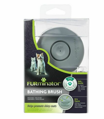 Furminator dog & cat bathing brush, , medium