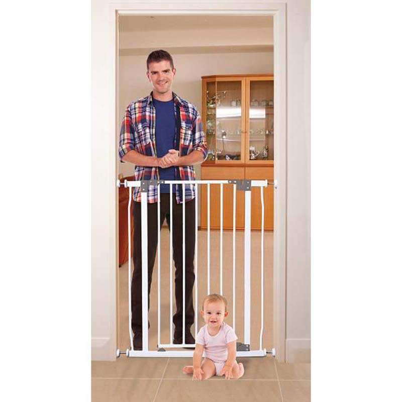 Dreambaby l&iota;b&epsilon;rt&upsilon; gate tall wh&iota;t&epsilon; 75-81x93cm, , medium-null