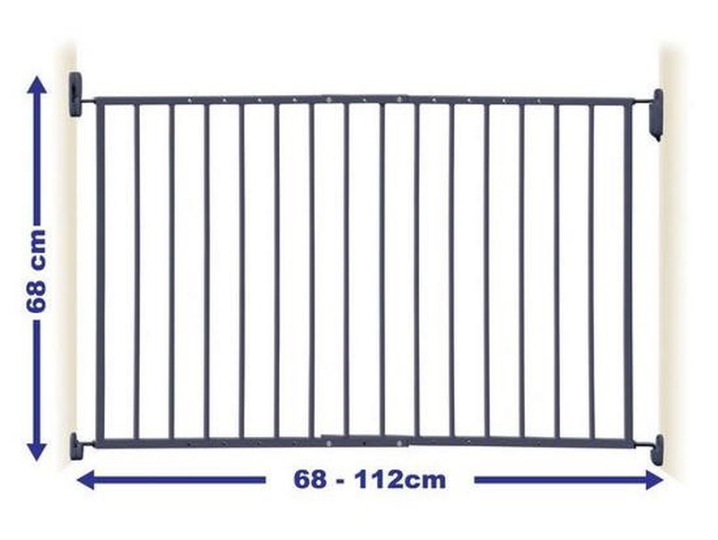 Dreambaby arizona gate black 68-112xh68cm, , medium-null